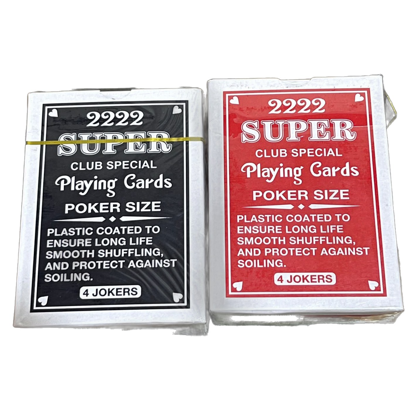 Rami Plastifié — 2 Jeux de 54 Cartes